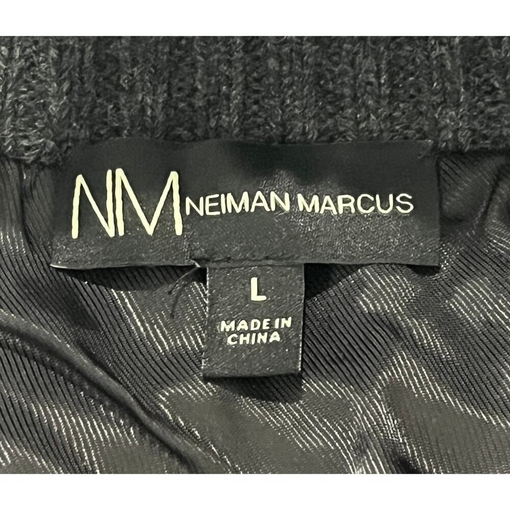 1-66 NEIMAN MARCUS Men's Wool Cashmere Full-Zip Sweater Vest Gray Large - Picture 6 of 8